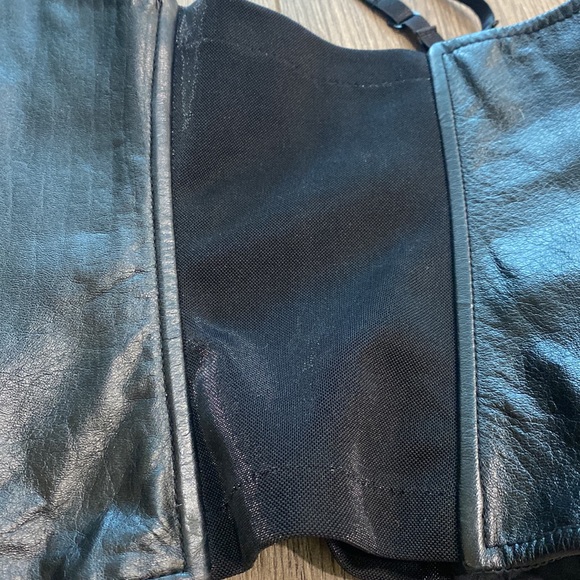 Wilsons Leather Maxima cropped corset black top size large - Picture 9 of 16